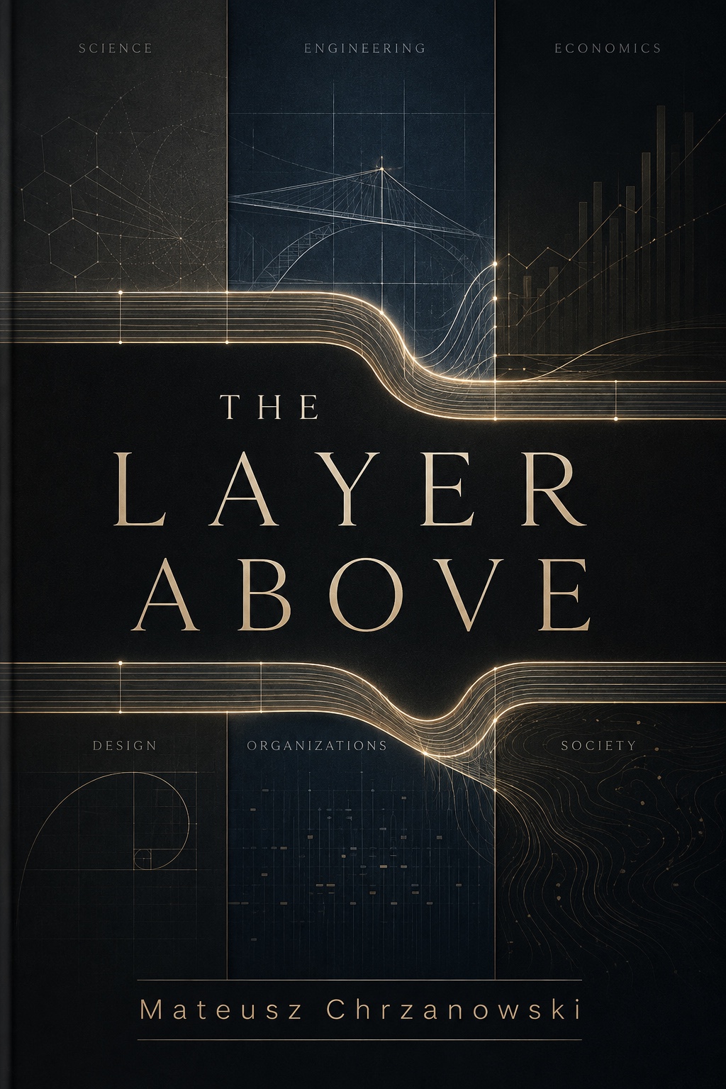 The Layer Above — original book cover by Mateusz Chrzanowski